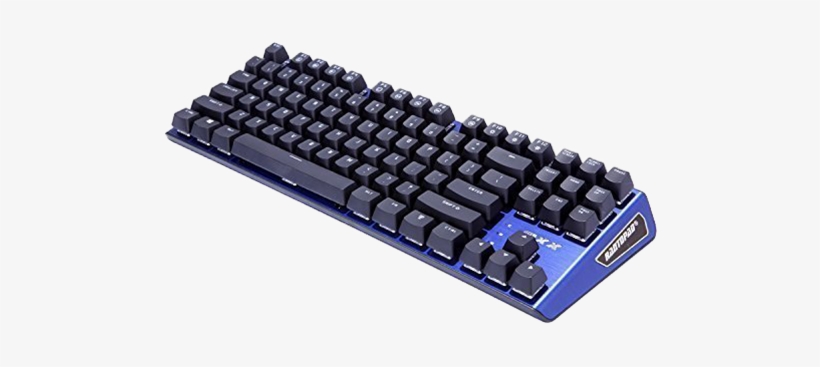 Buy Cool Compact Usb Mechanical Gaming Keyboard - Rantopad Mxx Gaming Mechanical Keyboard 87 Keys, Blue, transparent png #383886