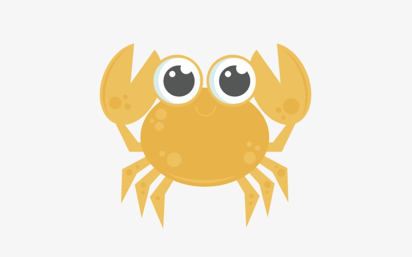 Crab Svg Cutting Files For Scrapbooking Ocean Svg Cut - Clip Art, transparent png #384210