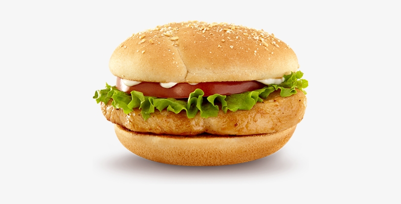 Veggie Burger Clipart Chicken Sandwich - Chicken Burger .png, transparent png #384242