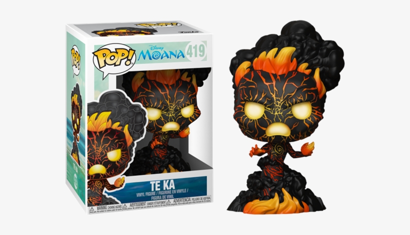 תמונה של Moana Te Ka Pop - Te Ka Funko Pop, transparent png #384245