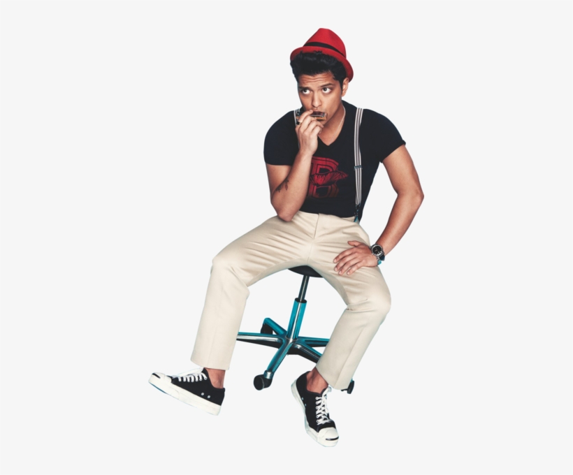 Share This Image - No Background Of Bruno Mars, transparent png #384262