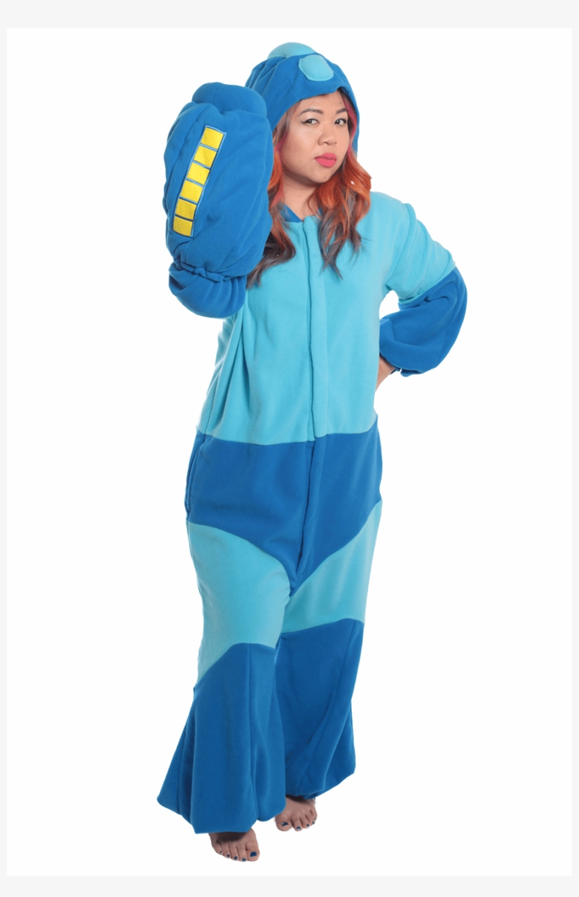 Mega Man Kigurumi Sazac - Sazac Co.,ltd., transparent png #384424