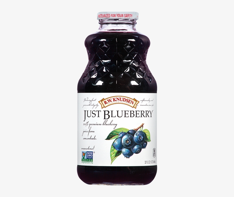 Just Blueberry® Juice - Rw Knudsen Blueberry Juice, transparent png #384894