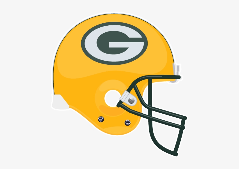 Helmet Clipart Green Bay Packers - Carolina Panthers Helmet Png, transparent png #384987