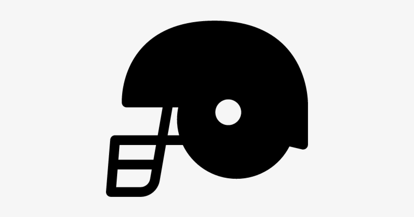 American Football Helmet Vector - Football Helmet Icon, transparent png #385023