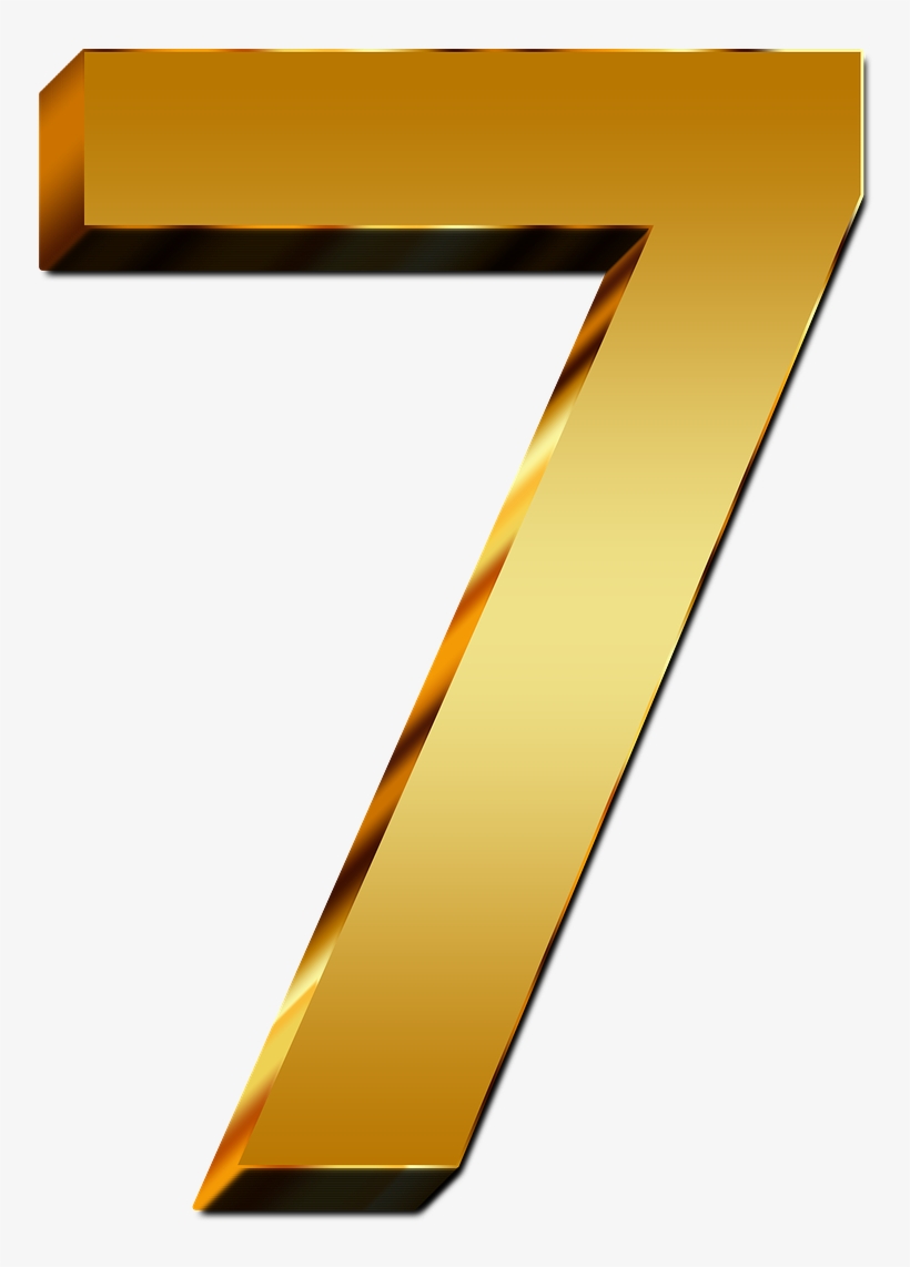 7 Number Png - Number 7 Png, transparent png #385162