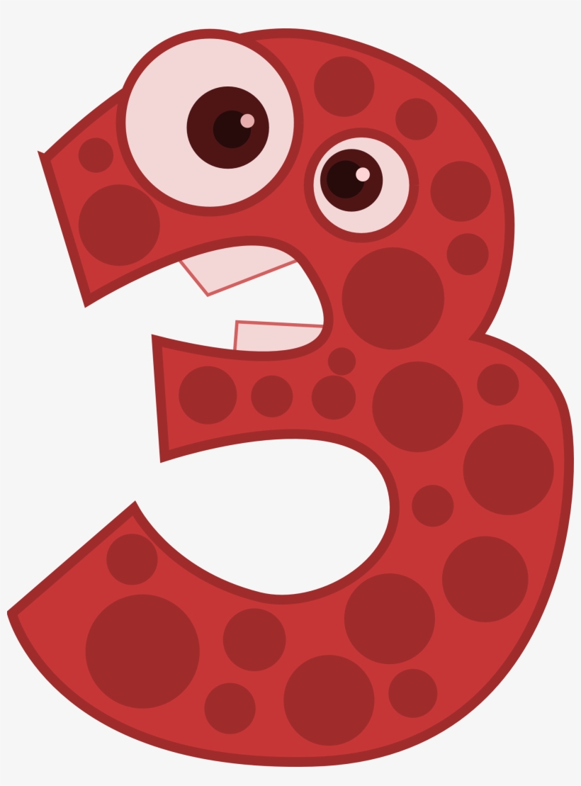 Number - Number 3 Clipart, transparent png #385289