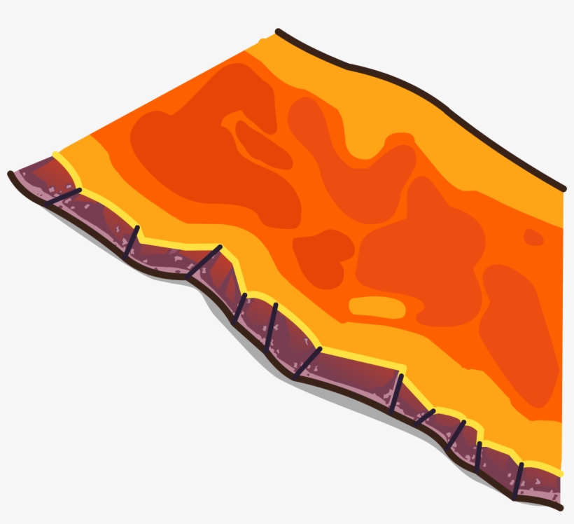 Lava Flow Sprite 006 - Lava Flow Clipart, transparent png #385477