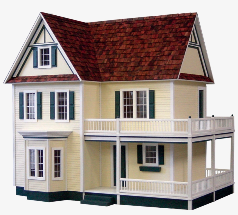 Victoria's Farmhouse Dollhouse Kit - Victoria's Farmhouse Dollhouse, transparent png #385645