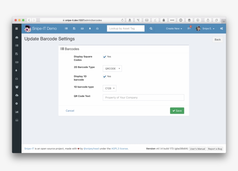 Qr Codes - Snipe It Qr, transparent png #385909