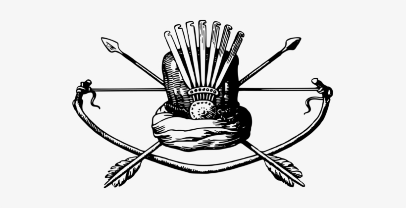 Bow And Arrow Archery Art Bow And Arrow Art Free Transparent Png Download Pngkey