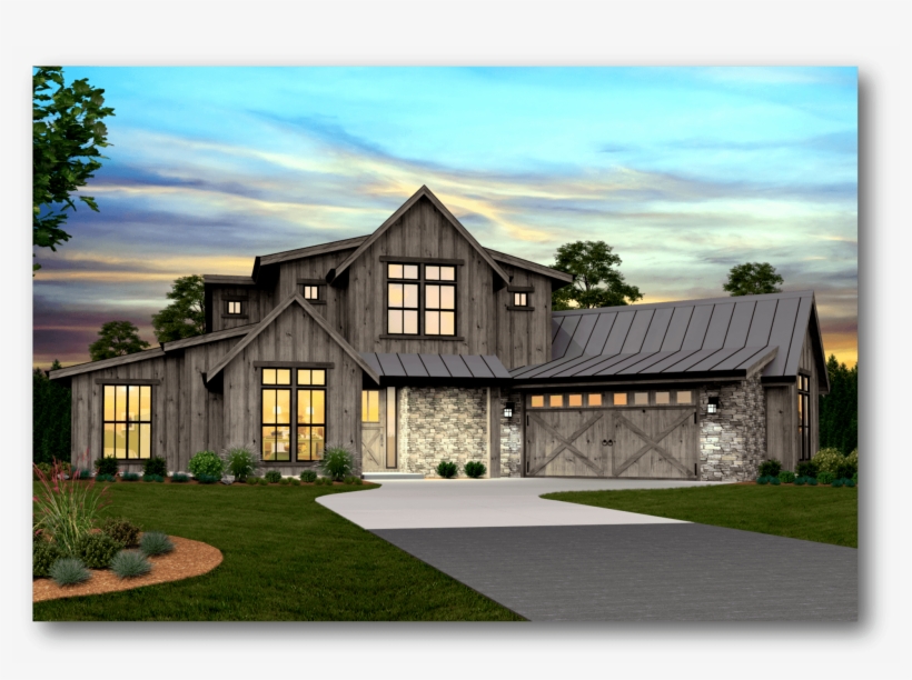 Pendleton Modern Farmhouse Plan - Modern Farmhouse Gray, transparent png #386151