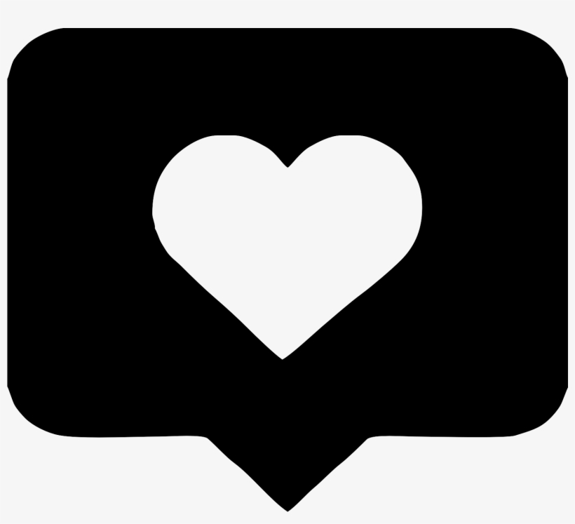 Heart Icons Notification - Instagram Name Tag Png, transparent png #386351