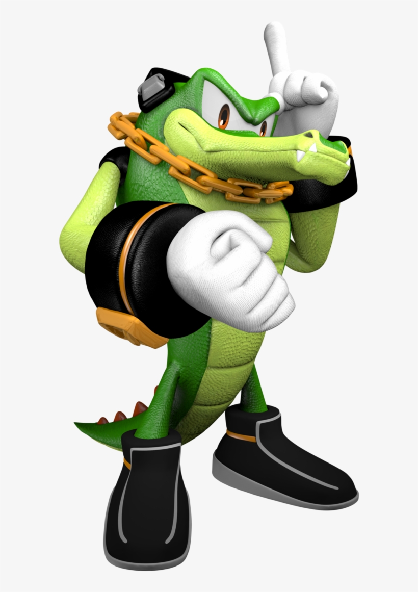 Vector The Crocodile By Fentonxd-d55ewec - Dr Eggman And Vector, transparent png #386373