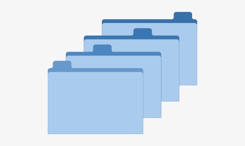 Here Are Four Tabbed File Folders By Request - File Folder Tab, transparent png #386598