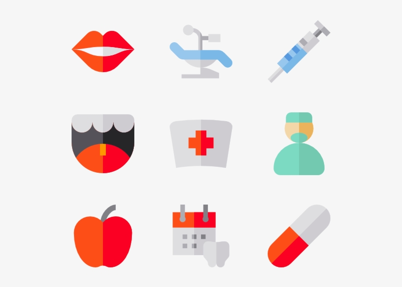 Dentist And Dental Care - Dental Icons Psd, transparent png #386620