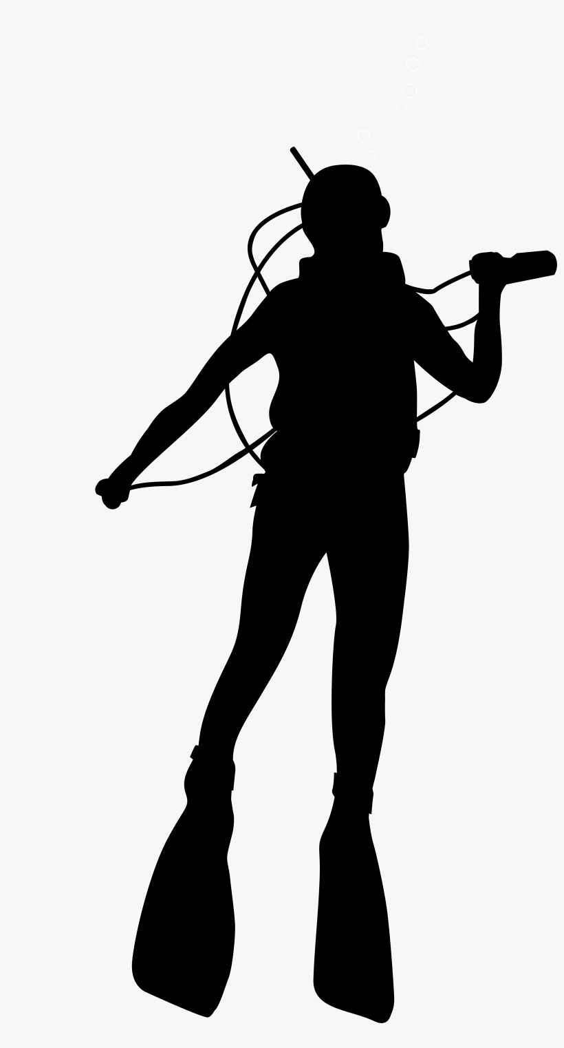 Silhouette Transparent Scuba Diver, transparent png #386764