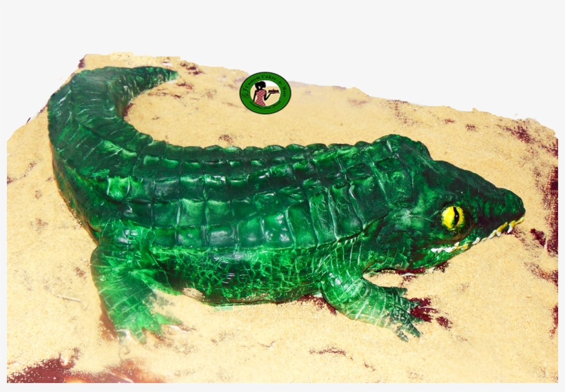 Crocodile Cake Side View - Cake Decorating, transparent png #386900