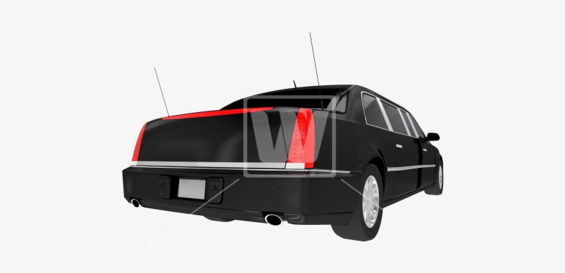 Armored Limo Rear Png - Limousine, transparent png #387118