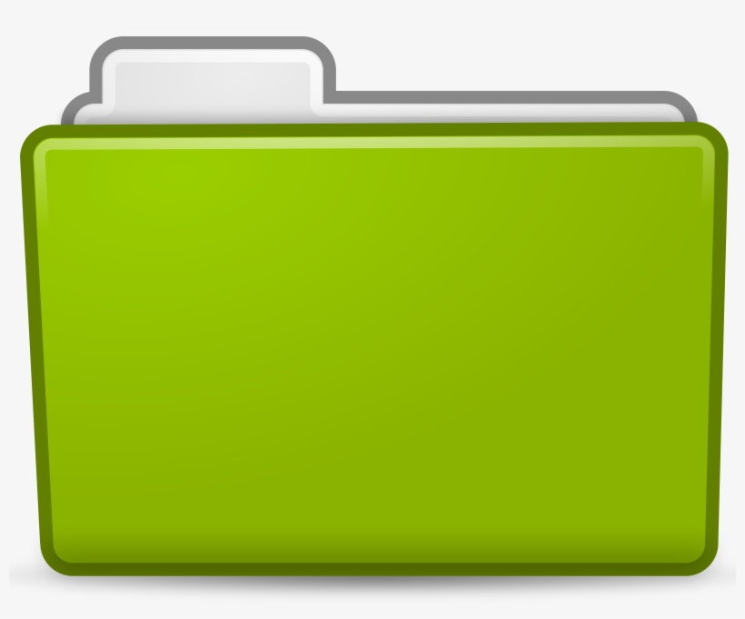 Green Folder Icon Png Clip Transparent Stock - Green Folder Icon Png, transparent png #387321
