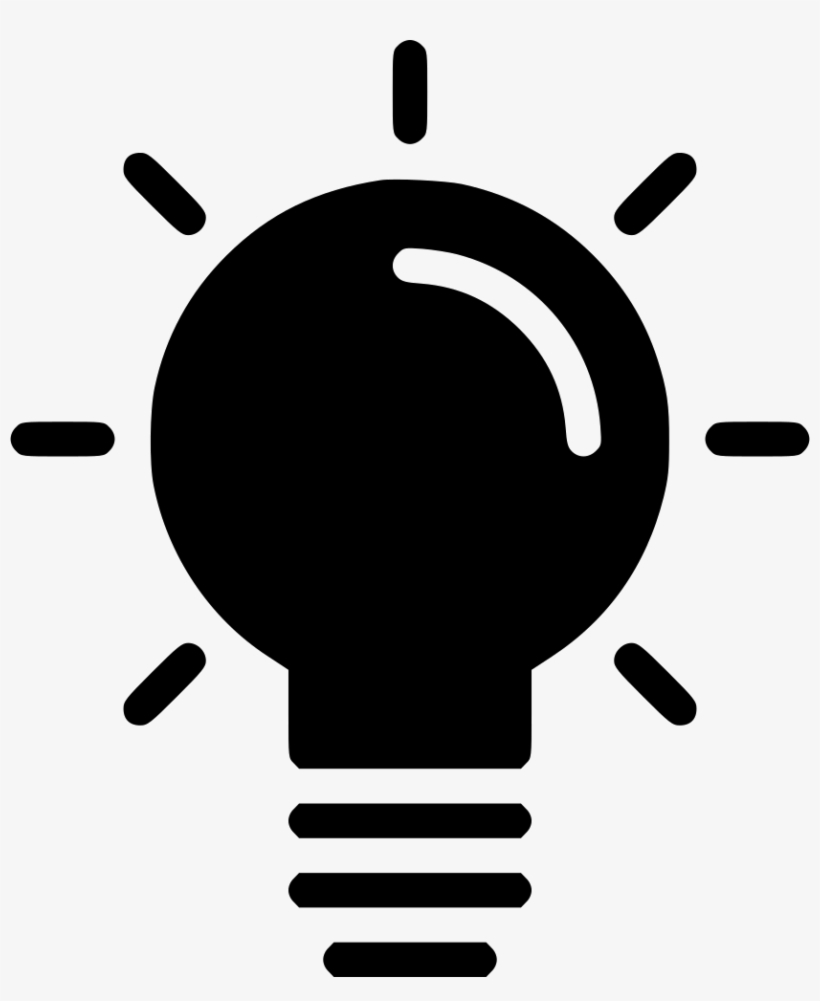 Lamp Idea Creativity Comments - Light Bulb Idea Idea Icon, transparent png #387999