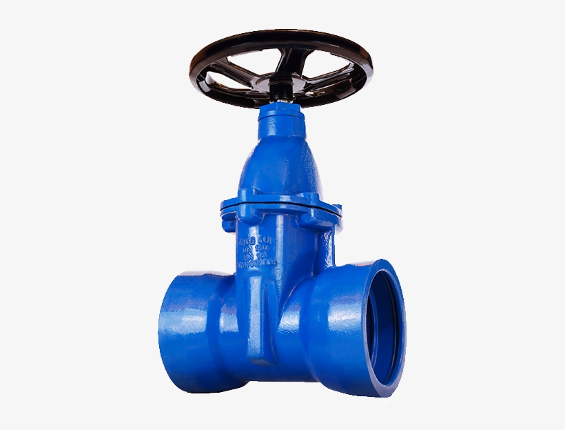 Socket Type Soft-sealing Gate Valve For Casted Pipes - Pipe, transparent png #388253