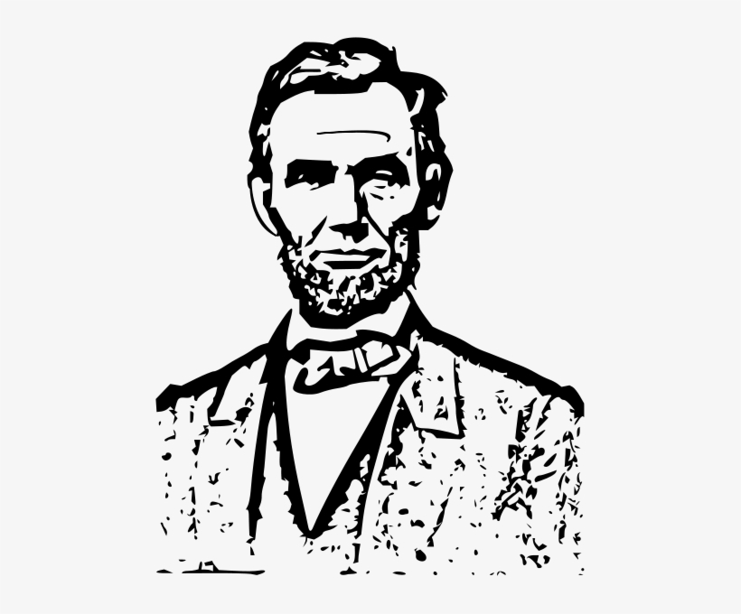 Abraham Lincoln Outline Png Images, transparent png #388629