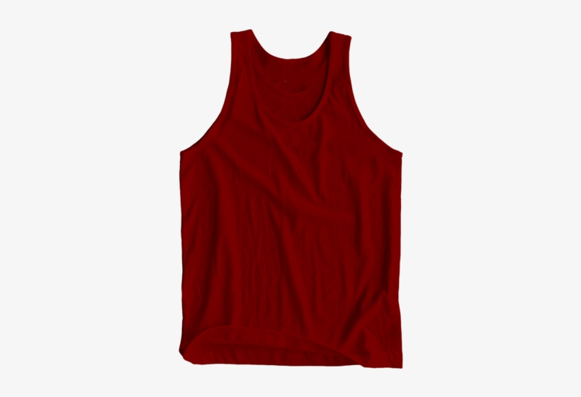 Basic Maroon Tank Top - Top, transparent png #388805