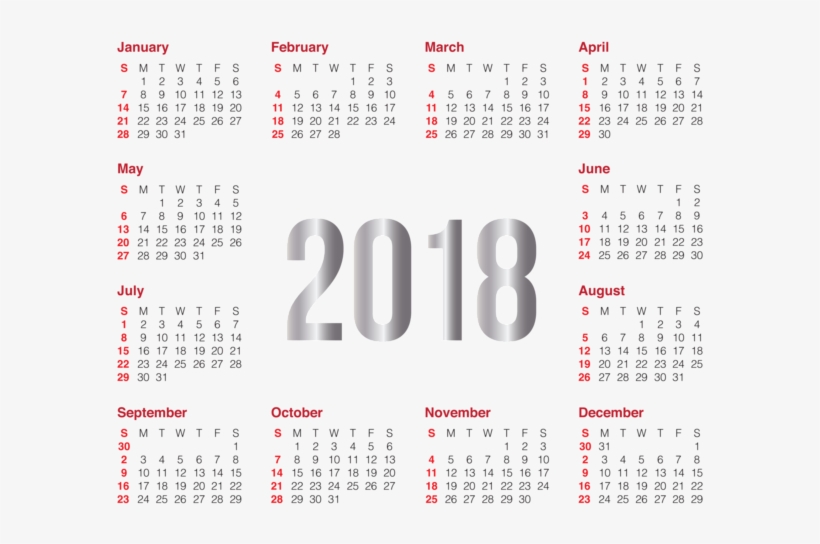 Calendar 2018 Png Clipart - Festivals In 2018 In India, transparent png #389419