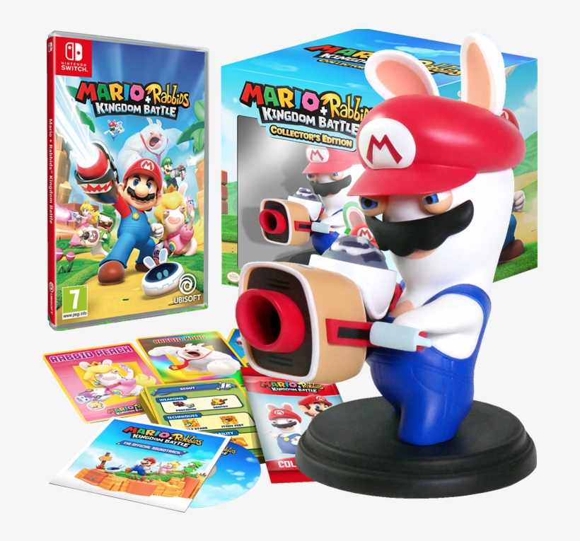 Nintendo Switch Mario Rabbids Kingdom Battle Collector's - Nintendo Switch Mario And Rabbids, transparent png #389439