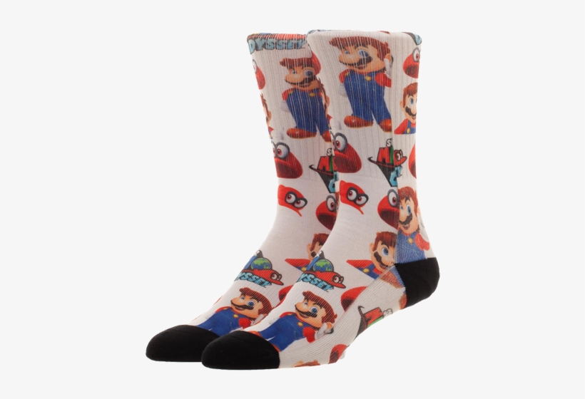 Super Mario Odyssey - Mariodyssey Low Moq Mens Socks, transparent png #389596