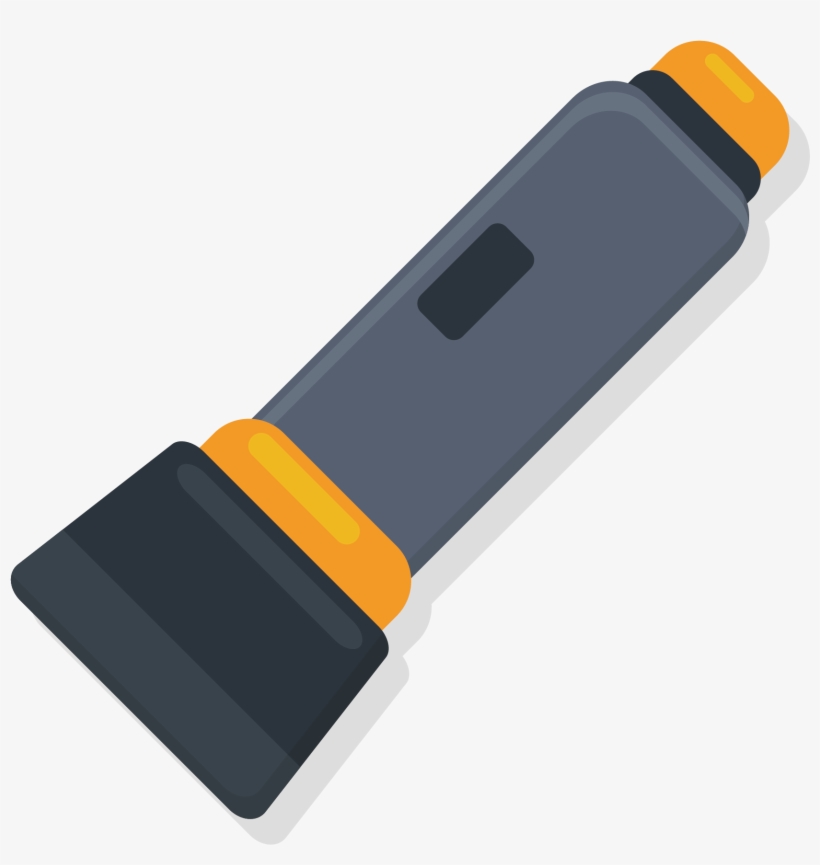 Flashlight Png - Vector Flashlight, transparent png #3800038