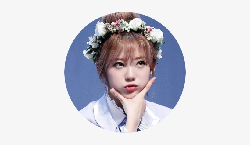 Wjsn Luda Icons Give A Like ❤ And Credit @reveluwjsn - Luda Lee Flower Crown, transparent png #3800089