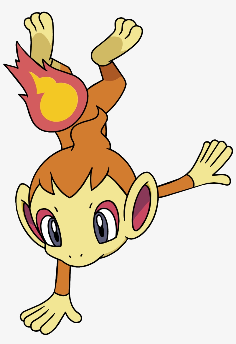 390chimchar Dp Anime 3 - Diamond And Pearl Sticker Collection [with Stickers], transparent png #3800090