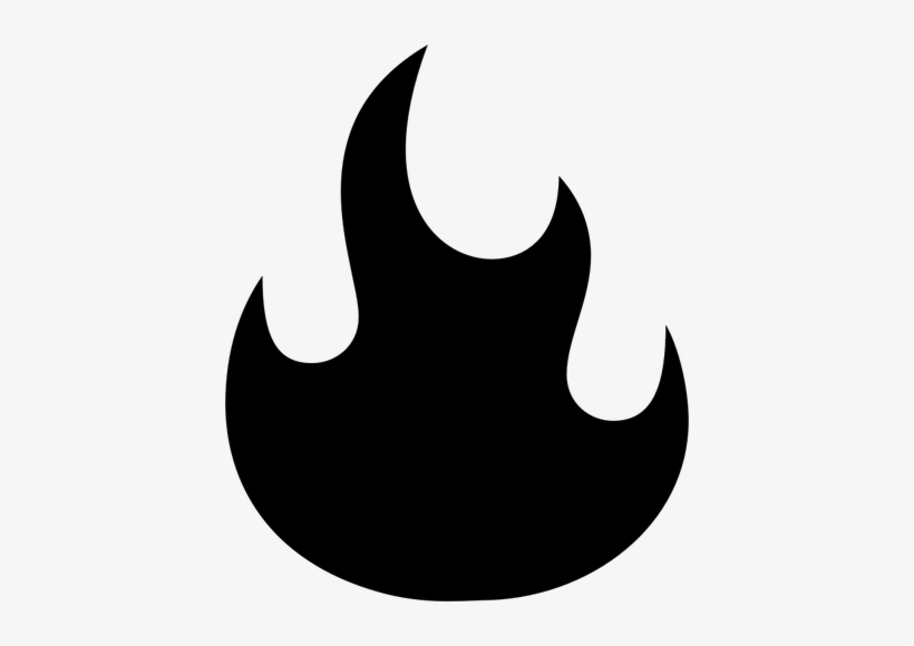409 Fire Flame Clipart Free Public Domain Vectors - Silhouette Fire, transparent png #3800314