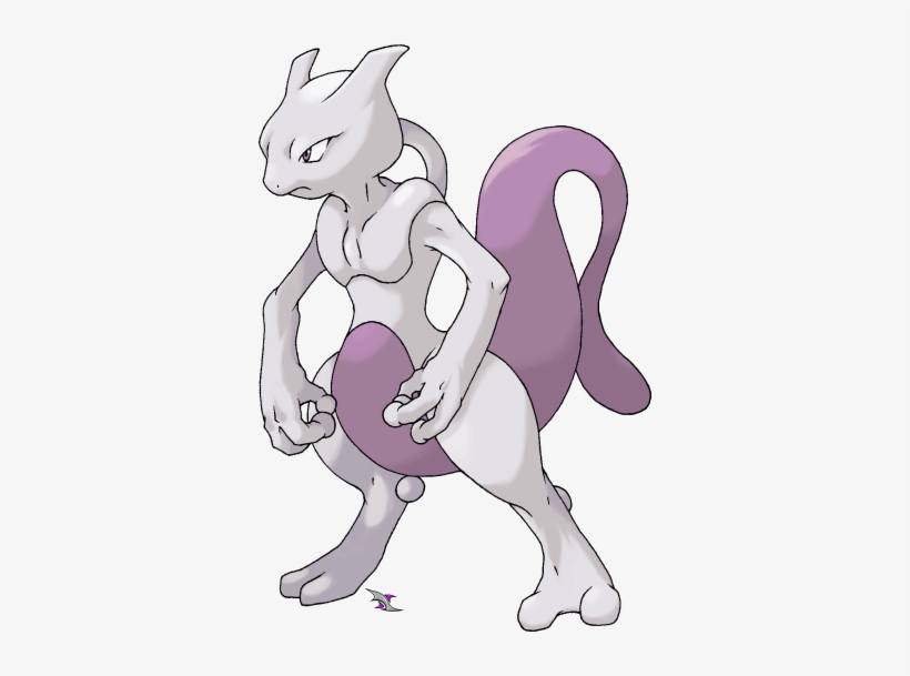 Mewtwo - Mewtwo Neck, transparent png #3800401