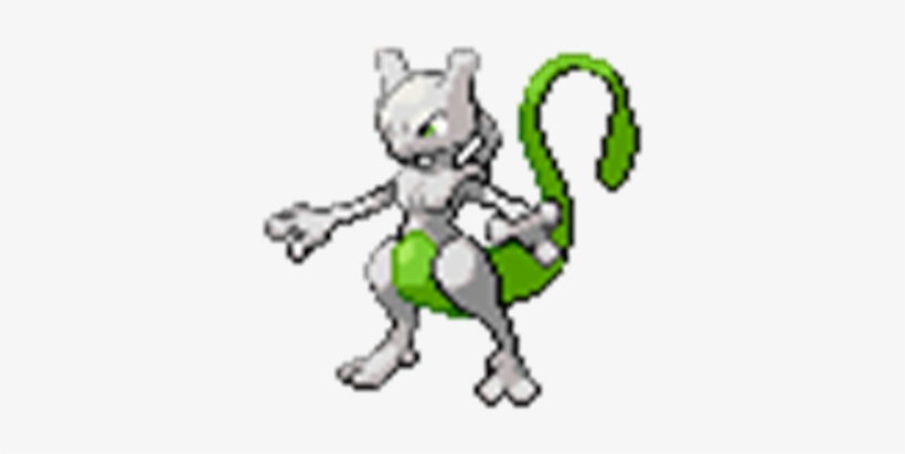 Shiny Mewtwo Pokemon - Aura Mewtwo Project Pokemon, transparent png #3800594