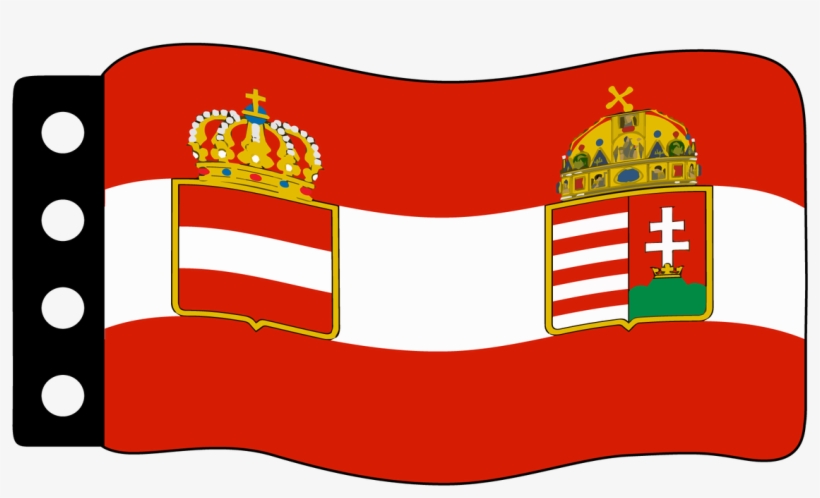 Austria-hungary War Flag - Flags Of Imperial Austria, transparent png #3801270