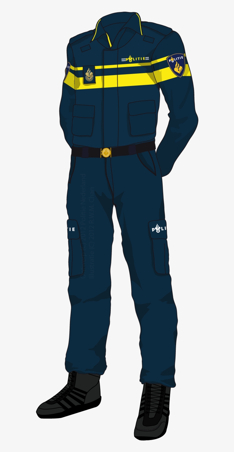 Uniform Nlpolitie 2014 Illustration By Venture Design - Politie Uniform Ontwerp, transparent png #3801327