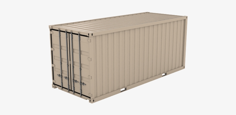20' Standard Shipping Container Icon - Cargo Container Box, transparent png #3801354