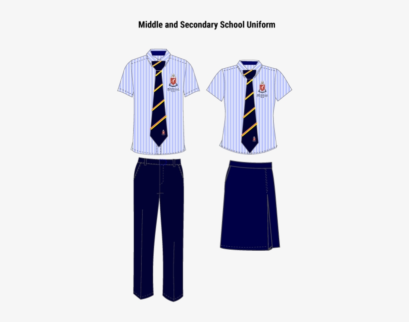 Middle And Senior School Uniform - School Uniform Images Png, transparent png #3801358
