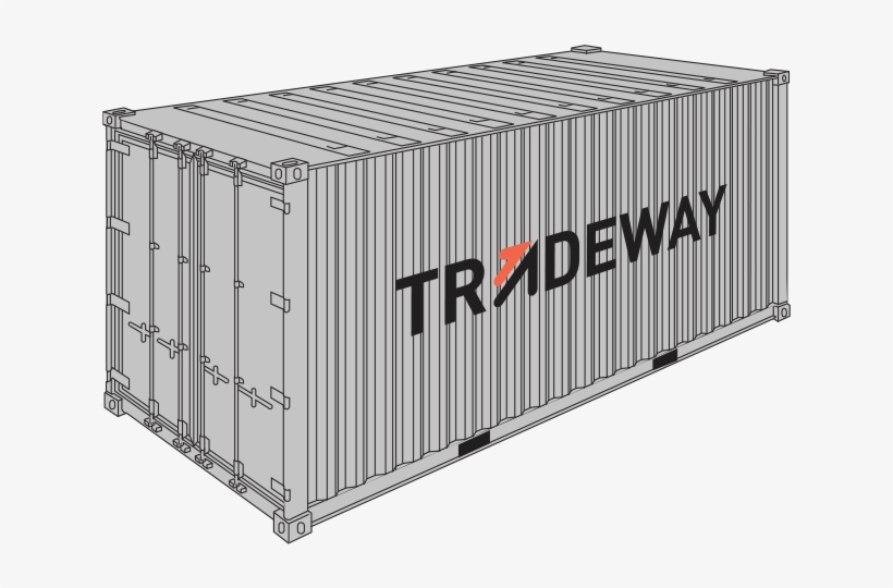 20 Ft Shipping Container - Container, transparent png #3801441