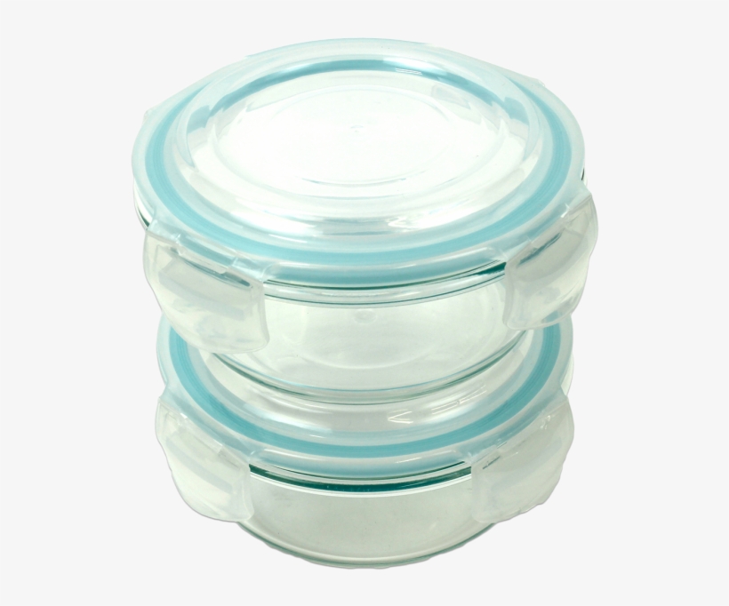 Kitchen Collection Set Of 2 Glass 13 Ounce Round Lock, transparent png #3801590