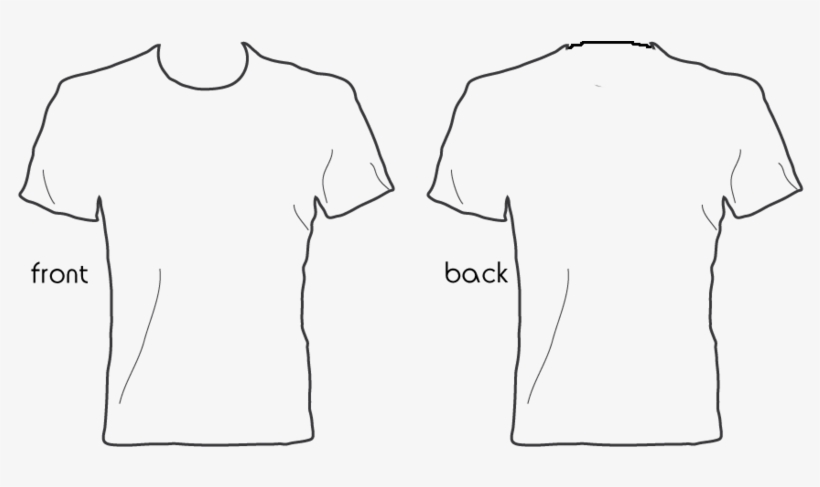 Download White T Shirt Front Back Blank Shirt Template Png Free Transparent Png Download Pngkey