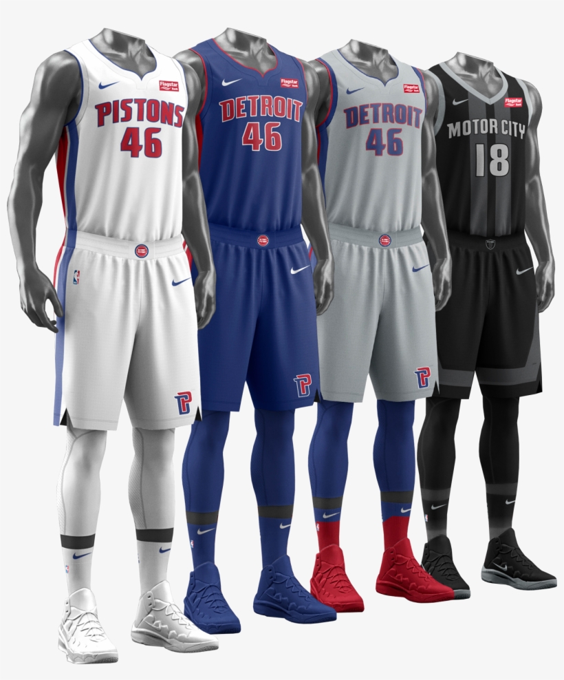 The Association Edition Uniform Pays Homage To One - Detroit Pistons, transparent png #3802125