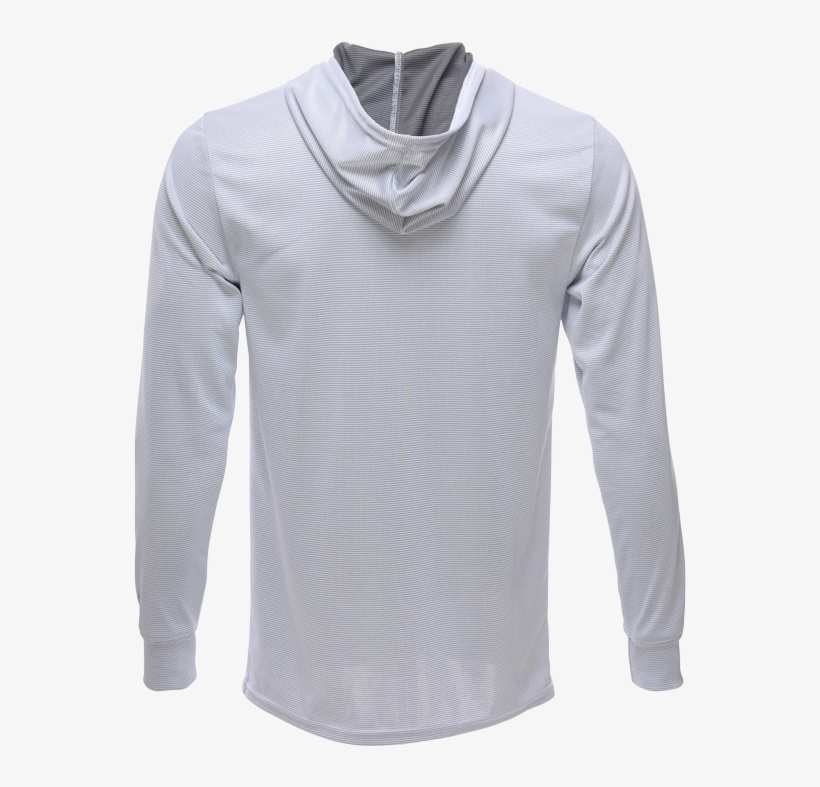 Unisex Long Sleeve Hoodie Bamboo Dry Shirt Back, - Long-sleeved T-shirt, transparent png #3802766