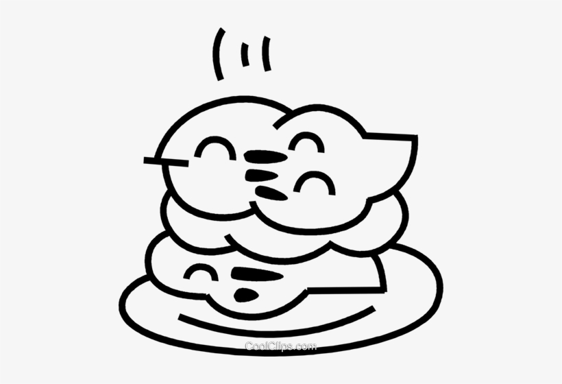 Pancake Breakfast Royalty Free Vector Clip Art Illustration - Breakfast, transparent png #3802912