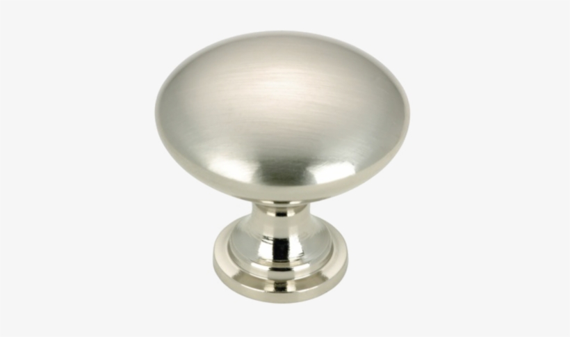 Long Beach Drawer Knob - Richelieu Mushroom Knob; Brushed Nickel, transparent png #3803086