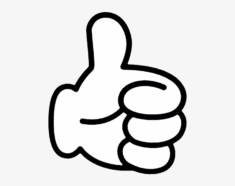 Mickey Thumbs Up - Giphy, transparent png #3803754