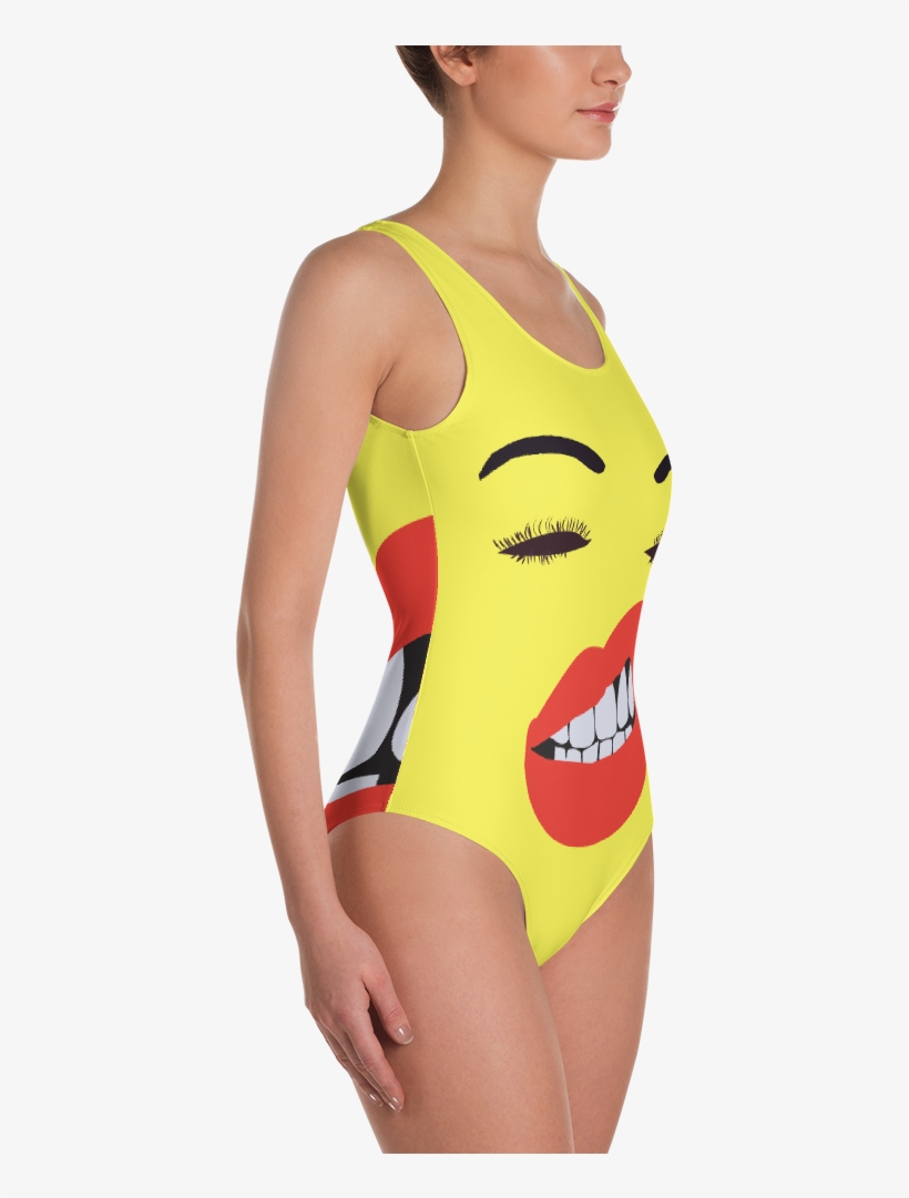 The Face Hello Yellow Swim, transparent png #3803755